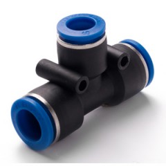 Фитинги соединительные для пневмотрубки тройники PUT Фитинги соединительные для пневмотрубки тройники PUT